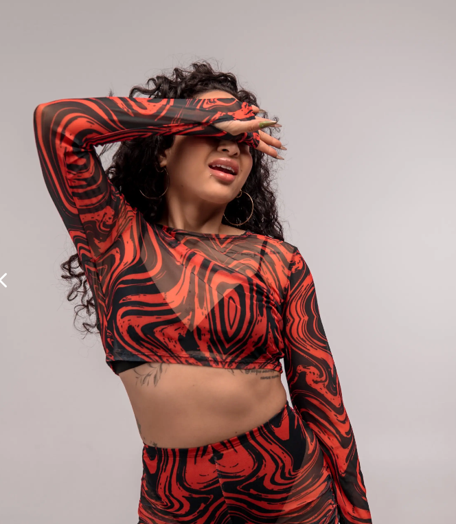 Siateczkowa bluzka Styx