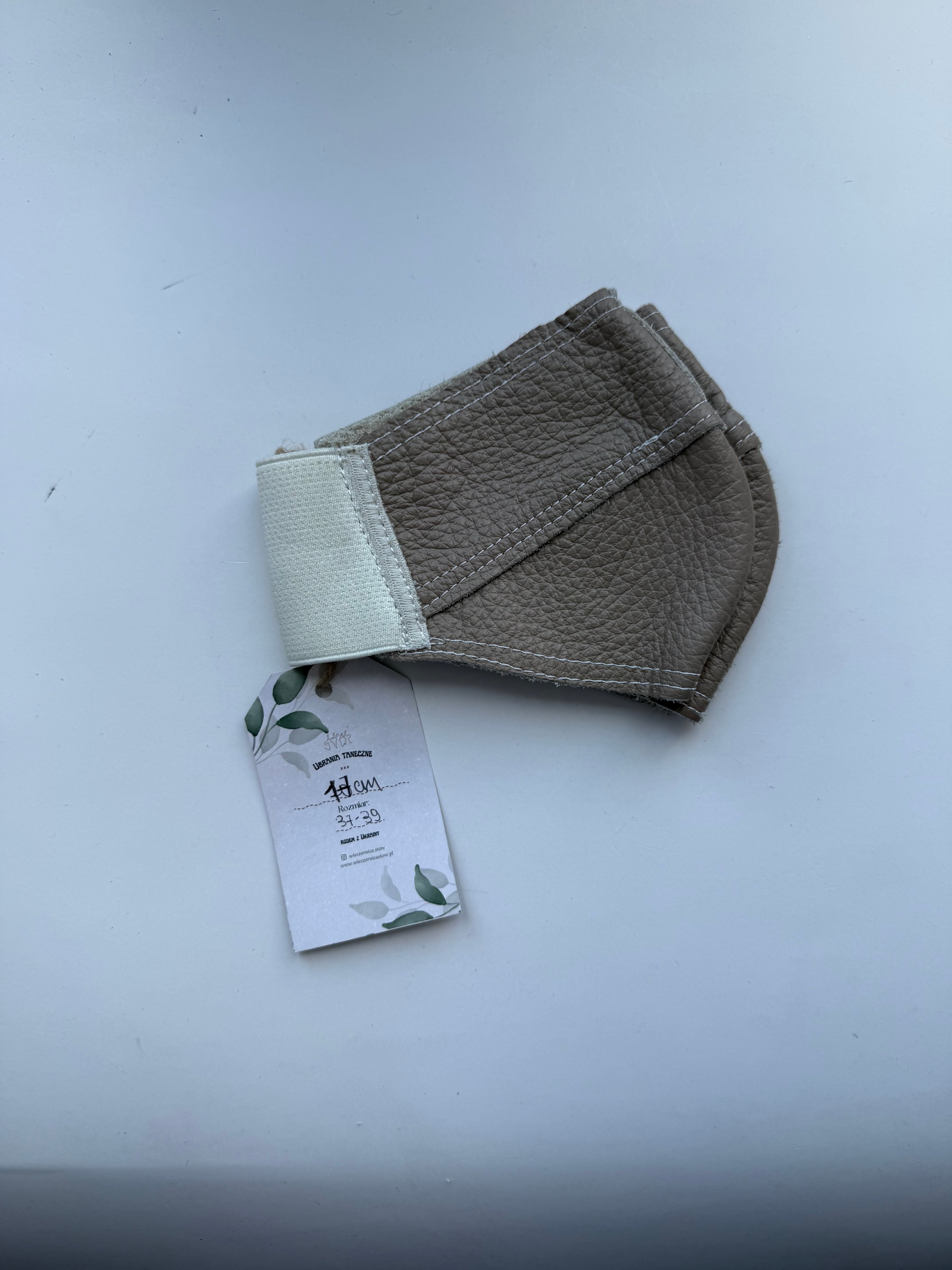 Skórzane ochraniacze na buty do exo (17 cm obcas, 37-39 rozmiar)