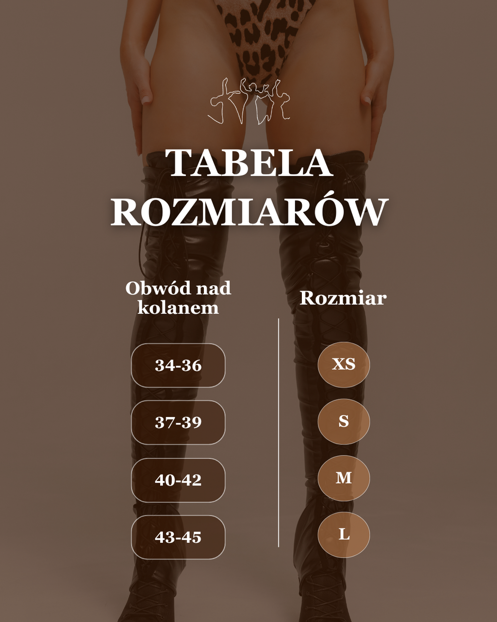 Zakolanówki Klasyczek z nakolannikami